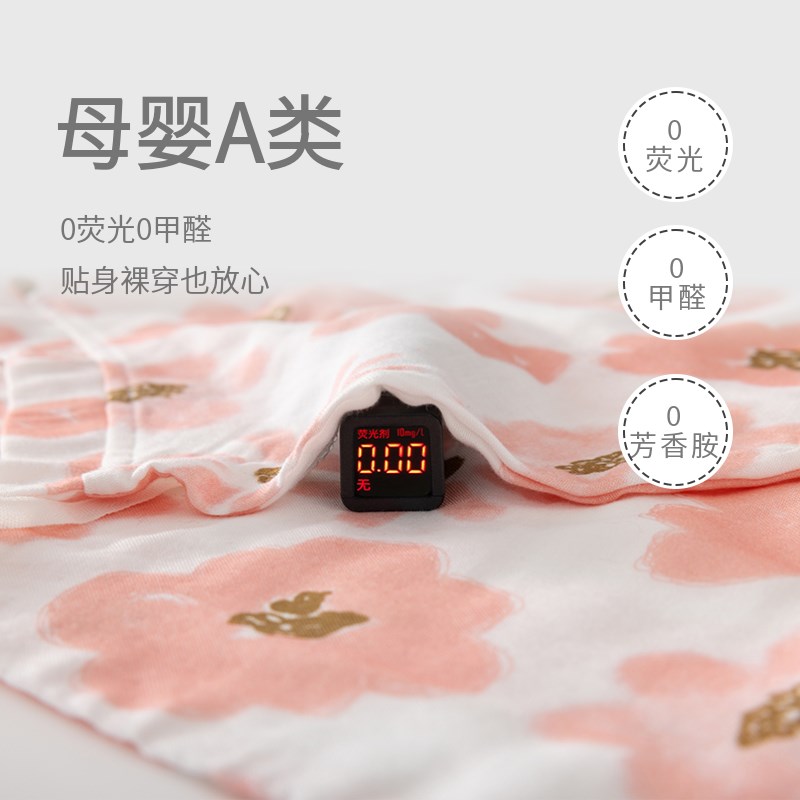 女宝宝夏季纱布连体衣婴儿夏款超薄长袖哈衣空调服新生儿爬服