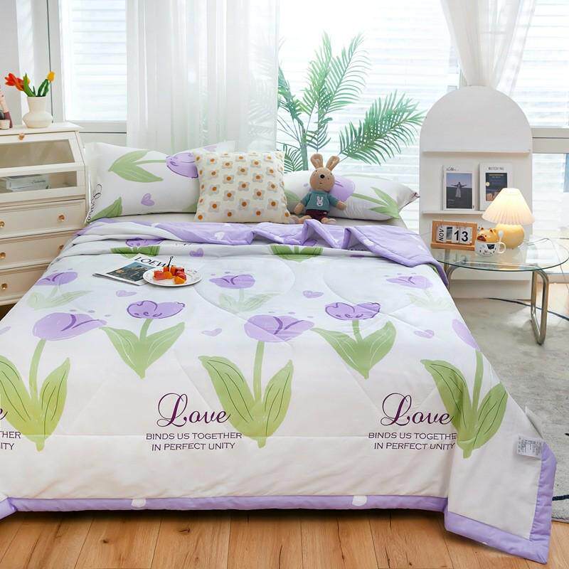 纯棉夏凉被a类母婴空调被可水洗被儿童夏凉被会销礼品夏被新品