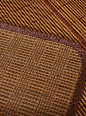 学生宿舍凉席竹席寝室上下铺0.9m单人床席子高低床夏季双面90x200