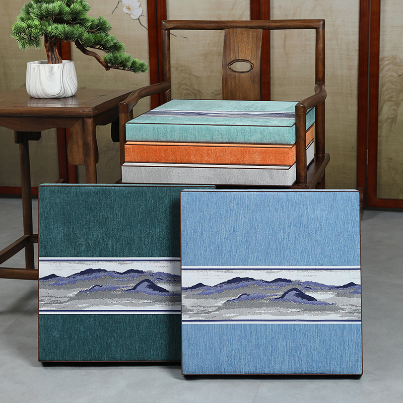 中式红木椅子坐垫实木茶椅餐椅垫沙发坐垫家具海绵圈椅太师椅子垫