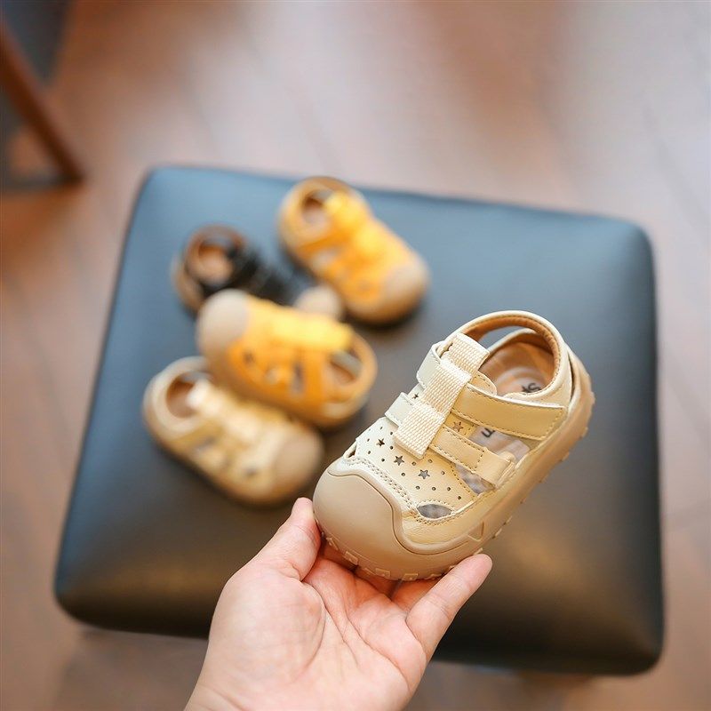 夏季婴儿凉鞋男宝软底宝宝学步鞋女宝鞋子包头防踢小童鞋1一2-3岁,童鞋/婴儿鞋/亲子鞋,学步鞋,淘宝优惠券,粉丝福利购,淘宝优惠卷