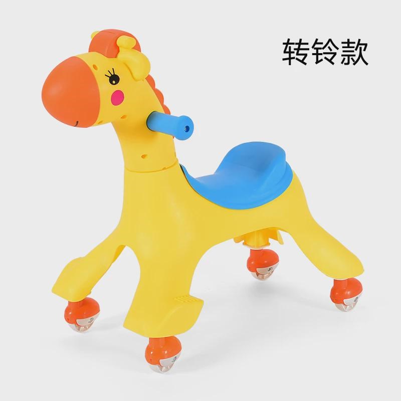 儿童扭扭车1-3岁宝宝万向轮溜带音乐摇摆车滑行小孩妞妞车新款