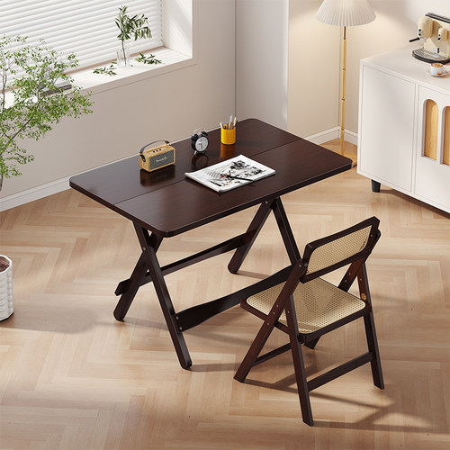 可折叠桌子餐桌家用小户型吃饭桌子四方桌摆摊折叠桌便携式小方桌