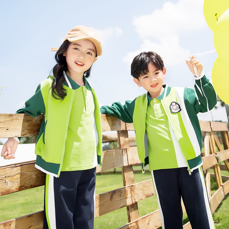 校服套装小学生班服运动会套装幼儿园园服春秋装三四件套教师服装