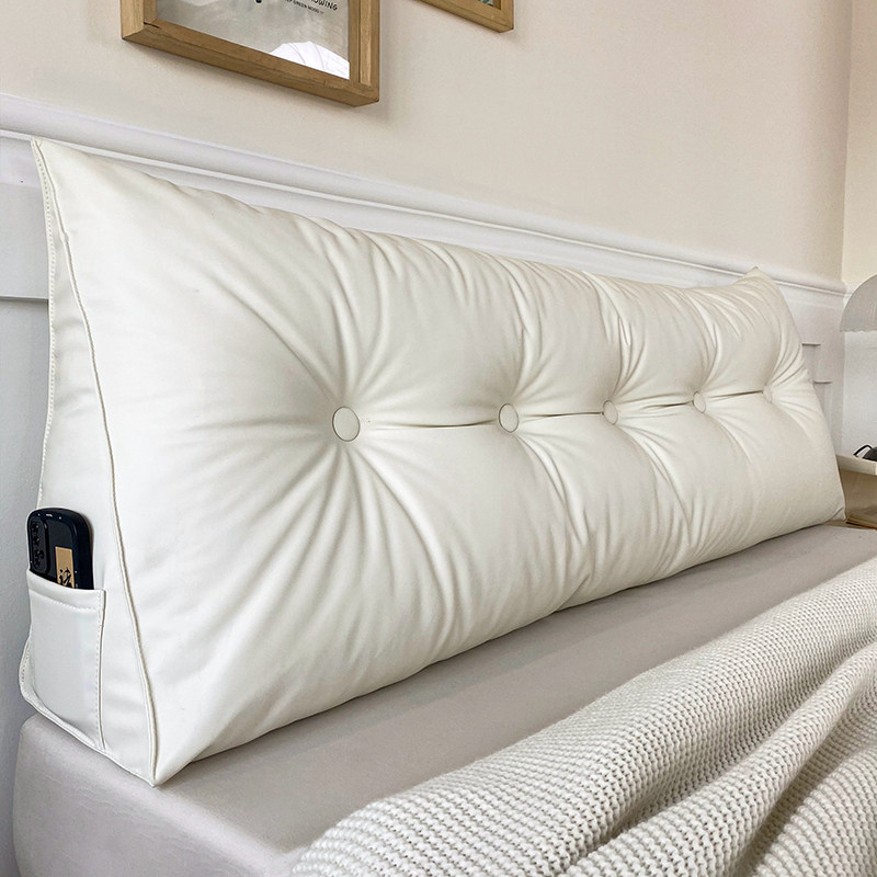 猫爪皮 靠枕床头公主软包大靠背高级榻榻米三角床上靠背垫可拆洗,居家布艺,床头靠垫,淘宝优惠券,粉丝福利购,淘宝优惠卷