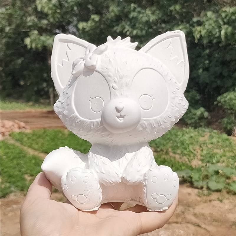 速发石豪娃娃涂色迷你网红爆款石膏娃模具涂颜色的石膏娃娃手工摆