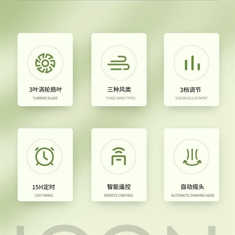 壁挂式空气循环扇壁挂电风扇挂墙上风扇家用床头宿舍免打孔宿舍