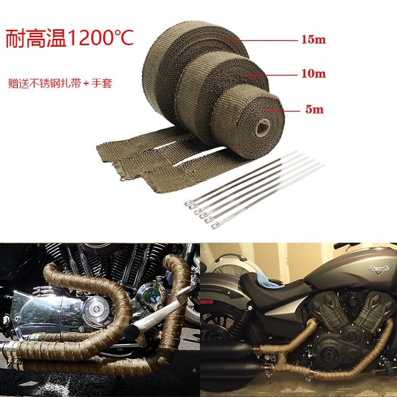 摩托汽车排气管防烫隔热热带隔热棉芭蕉布隔布防76412防火耐高温