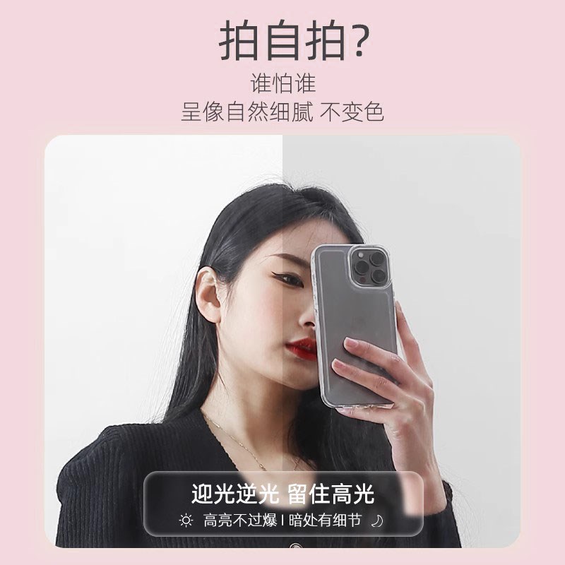 小镜子贴墙自粘免打孔亚克力化妆镜贴墙卫生间宿舍高清全身穿衣镜