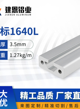 工业铝型材1640L导轨铝型材定制流水线型材框S架组装自动化设备