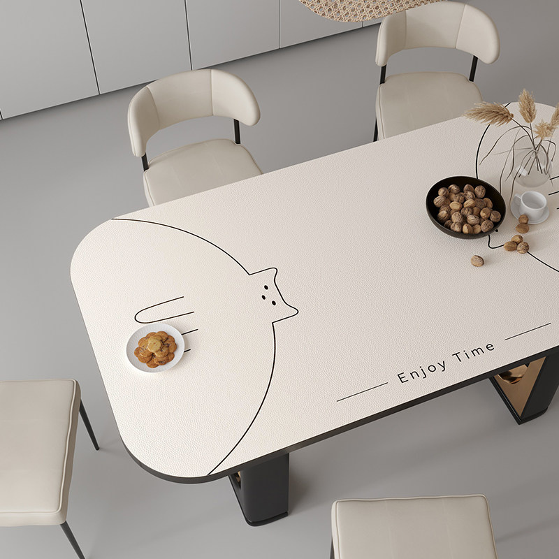 餐桌垫奶油风防烫耐脏茶几书桌隔热垫子PVC防水防油免洗可擦桌布,居家布艺,桌布,淘宝优惠券,粉丝福利购,淘宝优惠卷