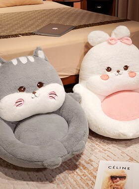 坐垫屁垫椅子靠背靠垫一体学生z宿舍板凳垫子办公室久坐透气座椅