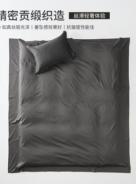 100S全棉长绒棉床单单件夏季简约纯色纯棉T床铺盖单人床单