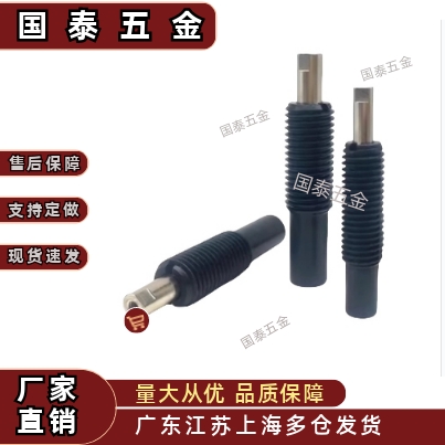 轻载型弹簧柱塞PJHTP/PJLTP12/16/20-15/20定位柱柱塞前端带螺纹