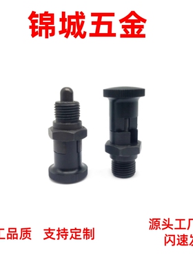 龙头自锁细牙分度销弹簧ZAM21/31尼分割锁旋钮柱塞PXYA PXYK10 12