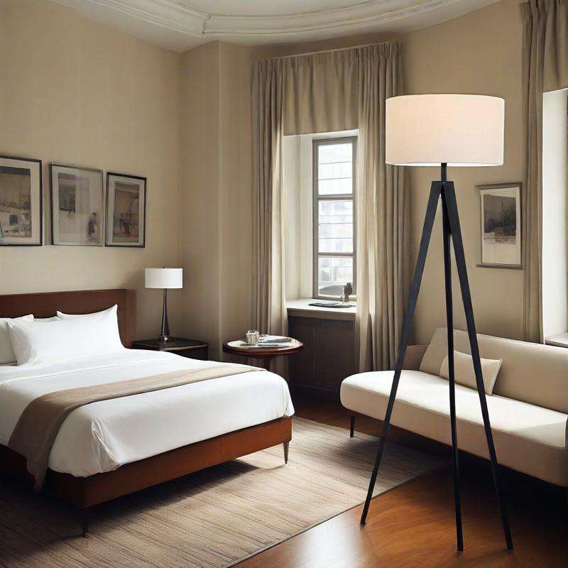 现代简约北欧创意落地灯  客厅沙发边卧室酒店办公室三角架立式灯