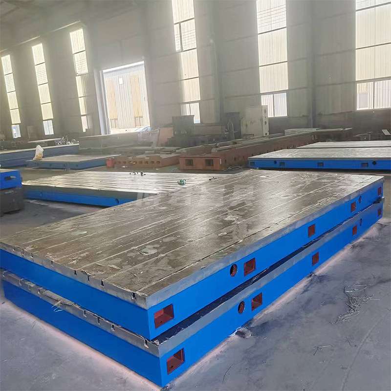 T型槽划线工作台装配钳工测量模具工作桌刮研平台板铸铁焊接平台