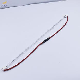 单管透明红外线灯管1KW530MM塑料吹瓶机加热管 卤素石英加热灯管