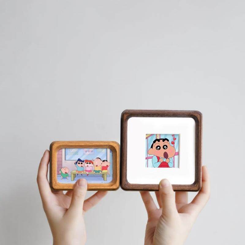 迷你小摆台照片打印加装裱实木照片框4寸儿童宝宝3寸相框