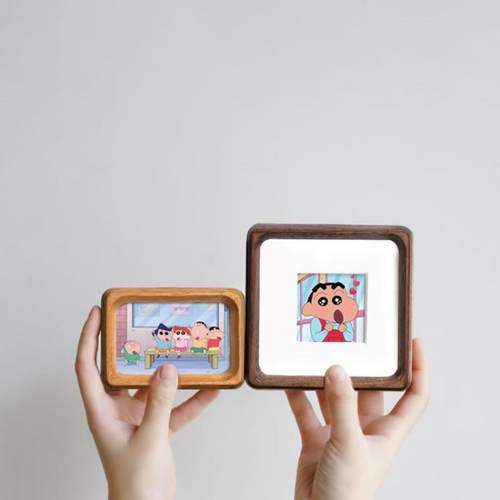 迷你小摆台照片打印加装裱实木照片框4寸儿童宝宝3寸相框