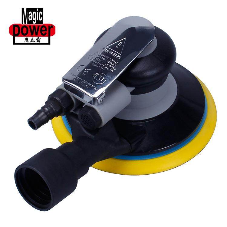干磨头电动干磨机无尘磨头6寸吸尘汽车喷漆腻子灰进口打磨机圆形