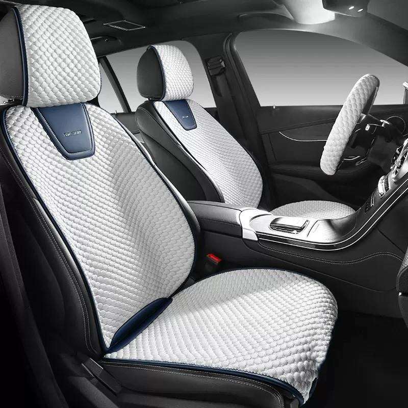 H2V汽车坐垫四季通用夏季冰丝座椅凉垫女士车内车