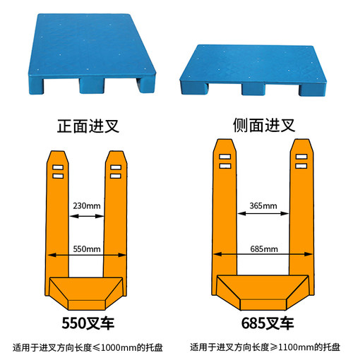 热销平板九脚塑料托盘叉车板货架卡板地台栈板托板平面垫板工业地