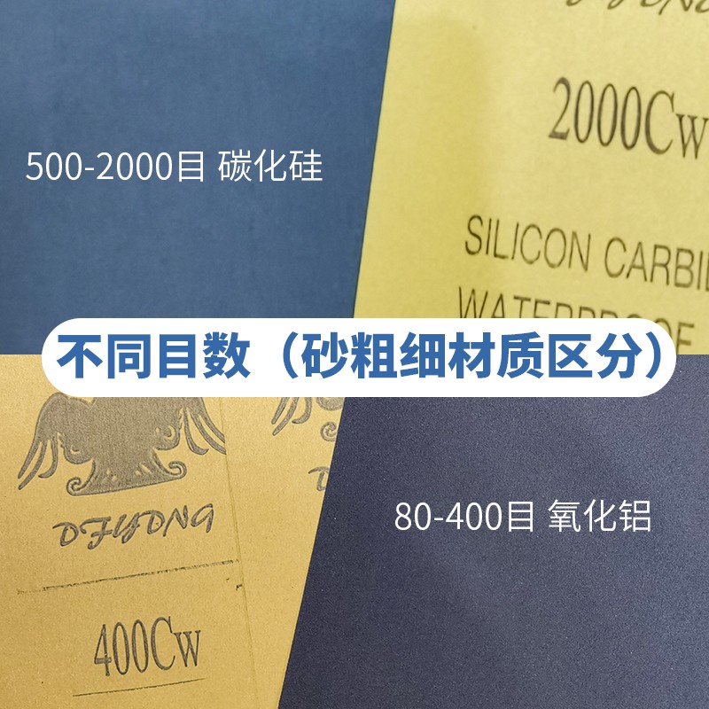 热销东方鹰砂纸金相砂纸汽车文玩家居漆面打磨划痕修复2000粒学校
