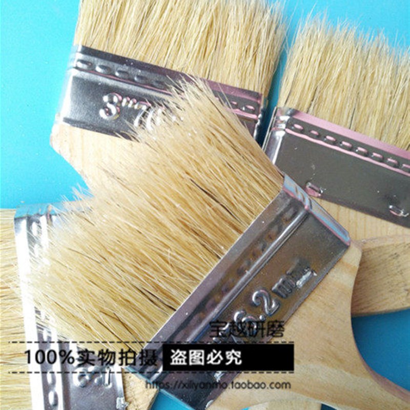热销油漆刷 毛刷 猪毛刷 猪鬃刷 鬃毛刷1寸2寸3寸4寸8寸 刷子