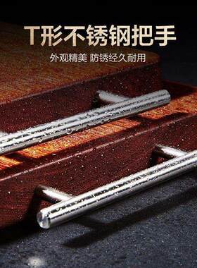 热销厨房家用鸡翅木菜板双面多功能实用切菜板实心案板双T型手柄