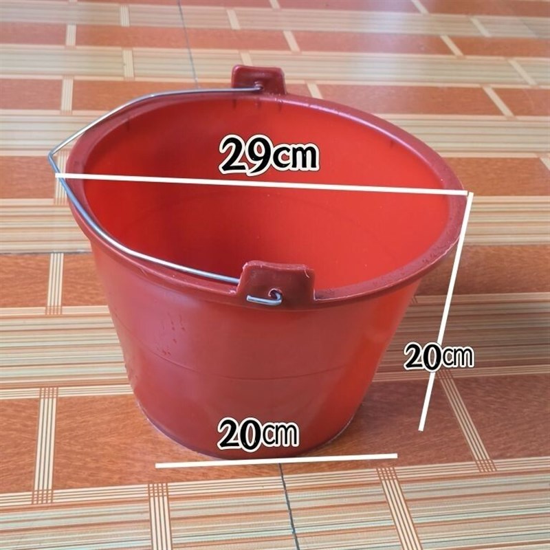 热销灰桶牛筋泥桶特厚摔不烂泥工桶建筑水泥桶砂浆桶工地专建筑用