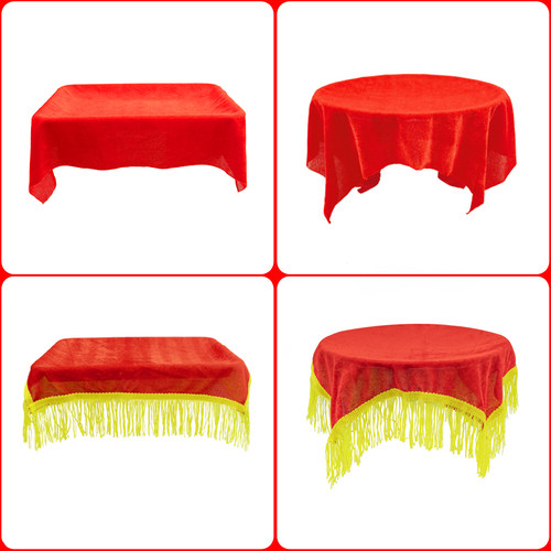 热销颁奖托盘和丝绒红布开业剪彩礼仪用品托盘红布盖布红色托盘布