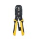 热销好手工具200AR网络棘轮压接钳 绝缘手柄工具钢 多功能压线钳