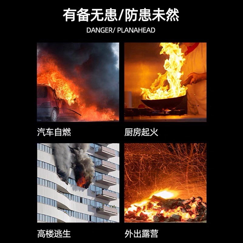 热销灭火毯1.5m玻璃纤维消防国标认证阻燃器材厨房家用逃生防火毯
