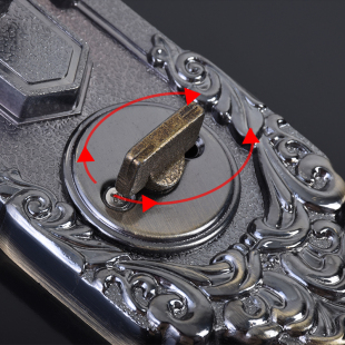 热销大把手锁 老式防盗门铝门锁 TOPONE强棒怀旧款 别墅青铜色进