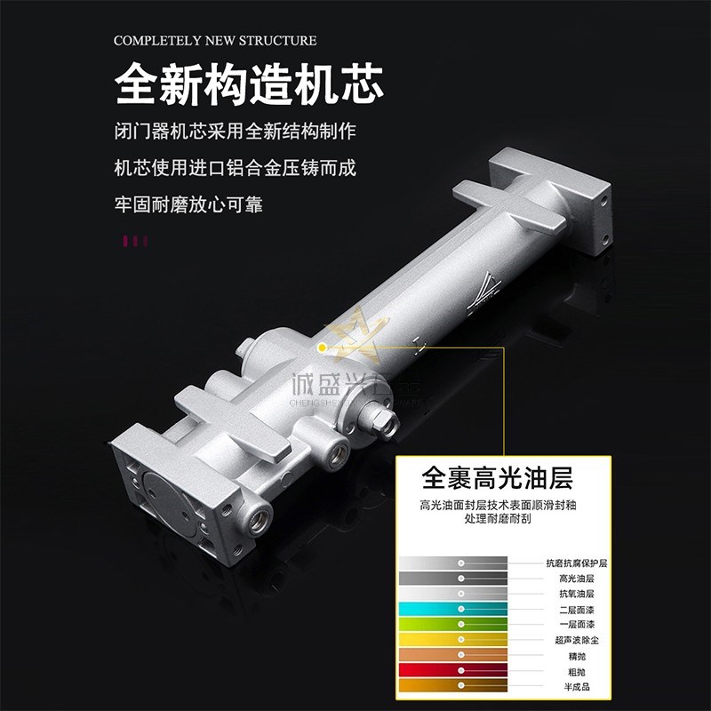 热销暗装暗藏式闭门器自动关门神器酒店宾馆液压缓冲隐藏式闭门器