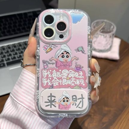 来财小新镜子支架新款适用苹果16pro手机壳iPhone15max小米14华为mate70pura80k60荣耀200x90reno13note12s30