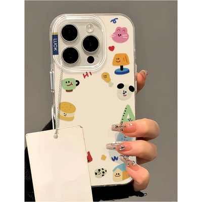 WOW动物花语新款适用苹果16pro手机壳iPhone15max华为mate60Pura70小米14K80荣耀x200reno13nova12vivos18