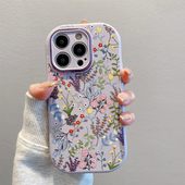 创意花卉高级感新款 适用苹果16pro手机壳iPhone17max14小米15华为mate70P60K50note13荣耀300x200findx8s18