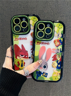 情侣全员尼克朱迪新款适用苹果16Promax手机壳iPhone15max小米14华为mate70nova13p60K80荣耀x200opporeno12