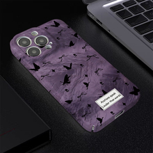 紫色晕染蝴蝶菲林新款适用苹果16Pro手机壳iPhone14max小米15华为mate70p60k80荣耀x200opporeno13nova12s17
