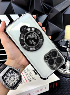 解压旋转亿支架四角防摔新款适用苹果15Promax手机壳iPhone16pro华为mate70小米14k80P60荣耀300note13Reno12