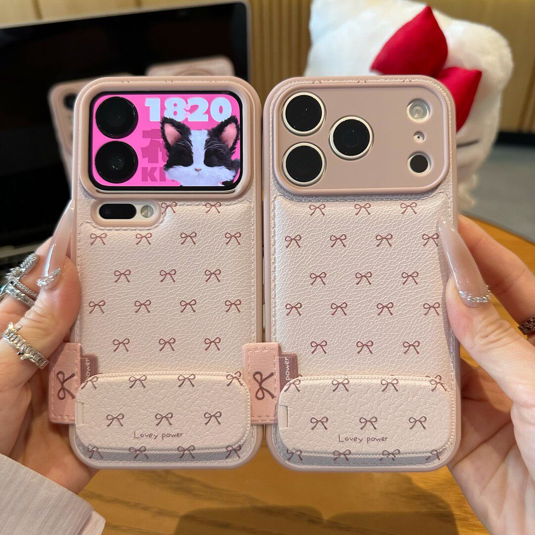 蝴蝶小结标签支架新款适用苹果17Pro手机壳新款iPhone16max小米15华为mate80pura70k90note14荣耀400vivox300