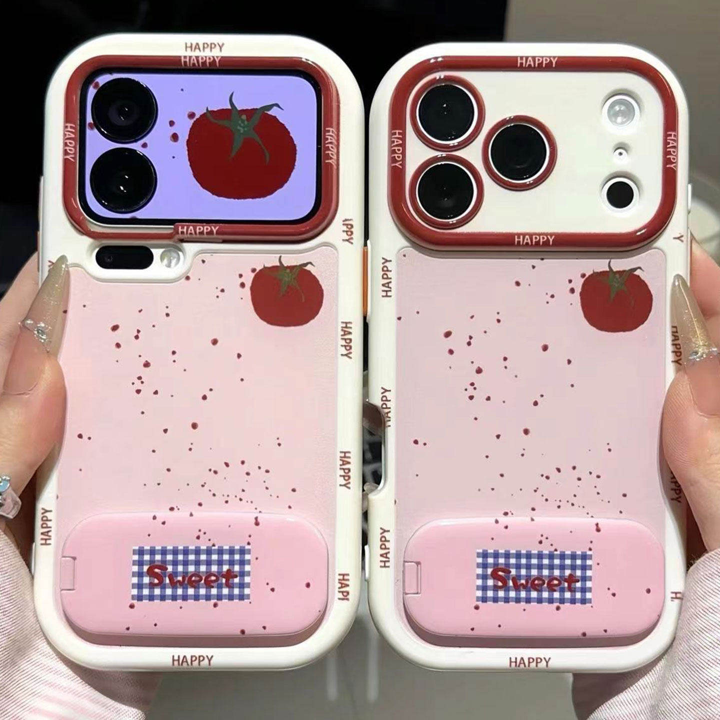 粉墨点番茄支架新款适用苹果17Promax手机壳iPhone16pro小米17华为mate80pura80k90nova15荣耀500x300findx8