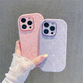 兔子狗狗满屏碎花情侣适用苹果16Pro手机壳iPhone17max14小米15华为mate60pura70nova13k50荣耀300x200Reno12