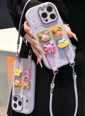 香肠嘴合集贴件挂绳适用苹果17Pro手机壳iPhone16max13小米15华为mate80pura70k60reno14荣耀400x200一加ace5