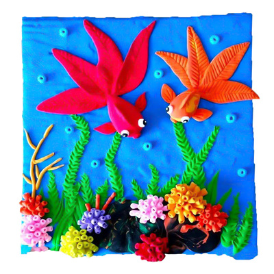 粘土画珍珠雪花泥密度板超轻粘土