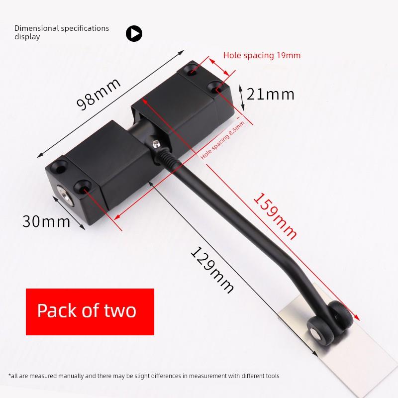 简易闭门器家用缓冲门弹簧合页静音宿舍闭合器门可调自动关门神器