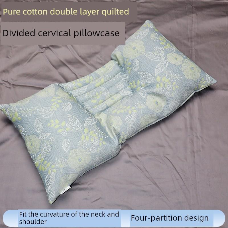 蝶形颈椎枕枕套医院睡眠圆柱圆枕头套个人护理颈椎枕套反弓反牵引