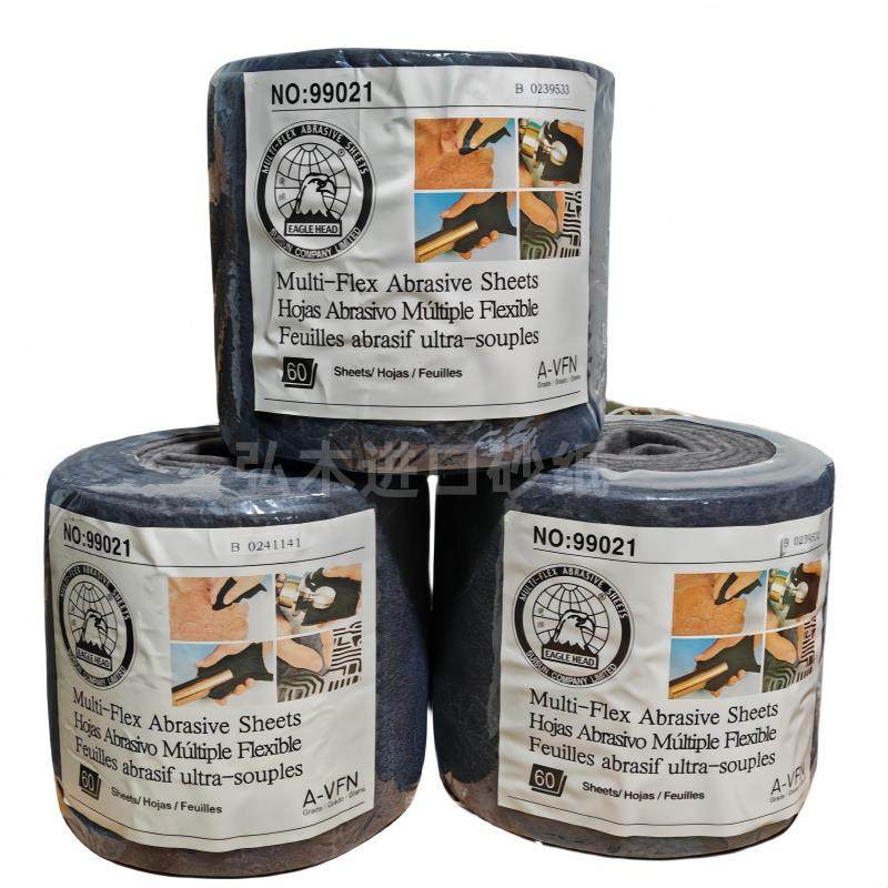 正宗鹰头粗钢砂工业百洁布拉丝布金刚砂刷锅神器红木家俱打磨去污